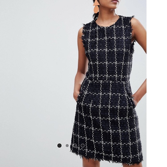 ASOS Dresses & Skirts - Warehouse Black Tweed Dress